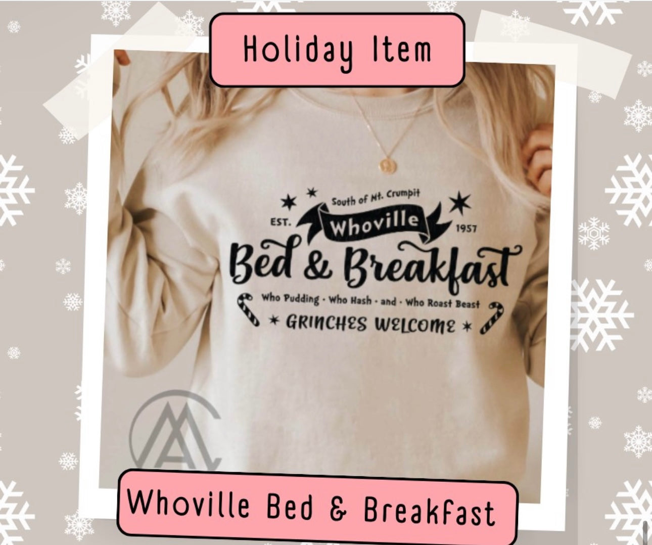 Whoville Bed & Breakfast Crewneck