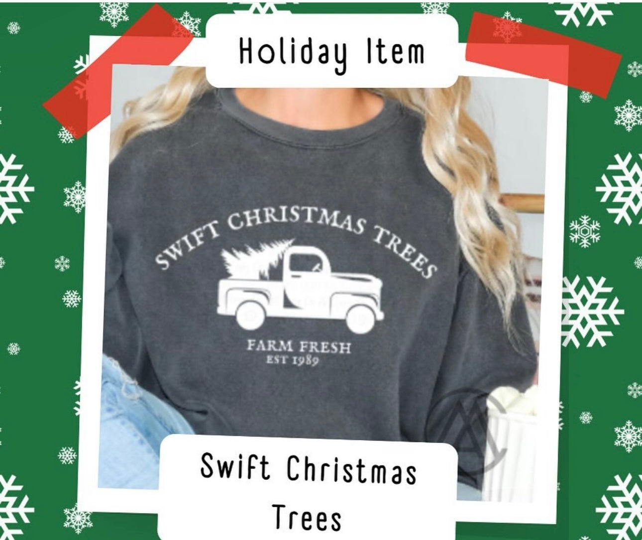 Swift Christmas Tree Crewneck