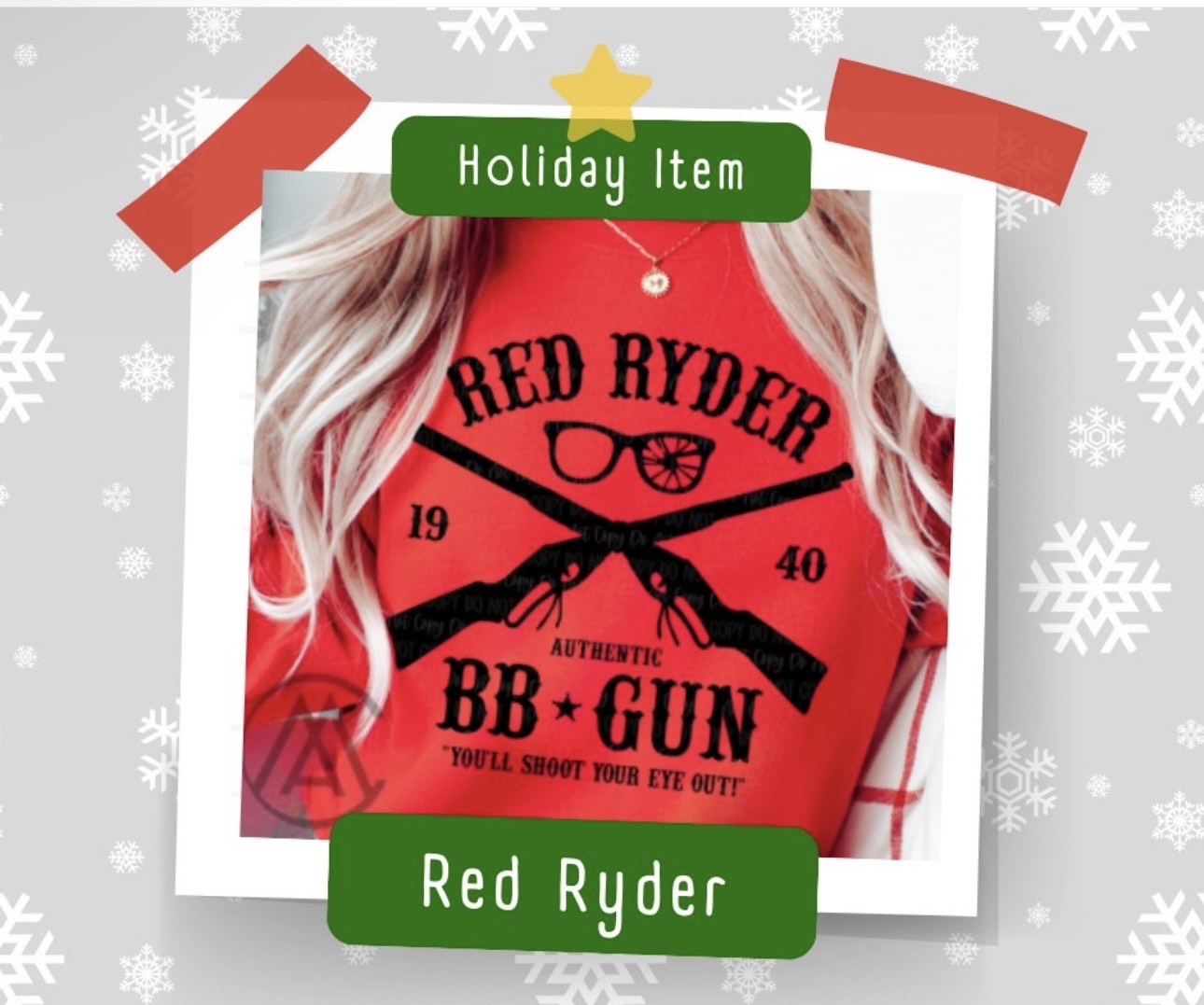 Red Ryder Christmas Crewneck