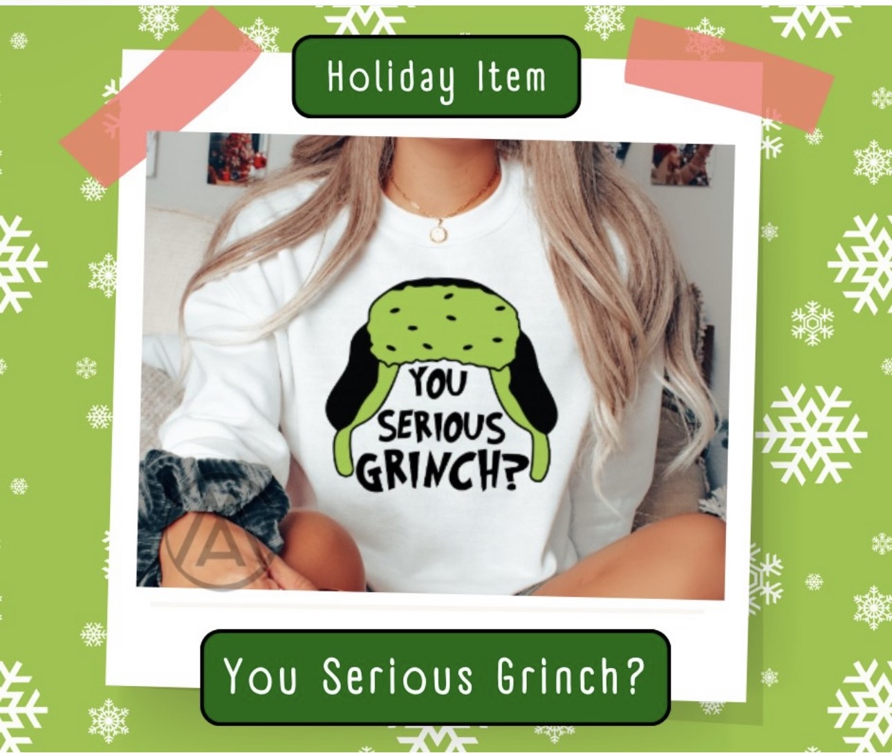 You Serious Grinch Crewneck