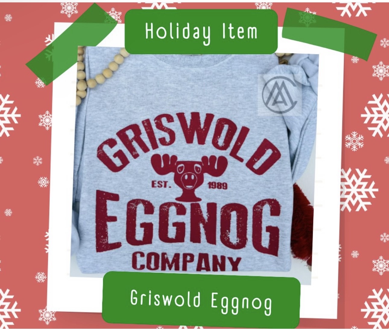 Griswold Eggnog Crewneck