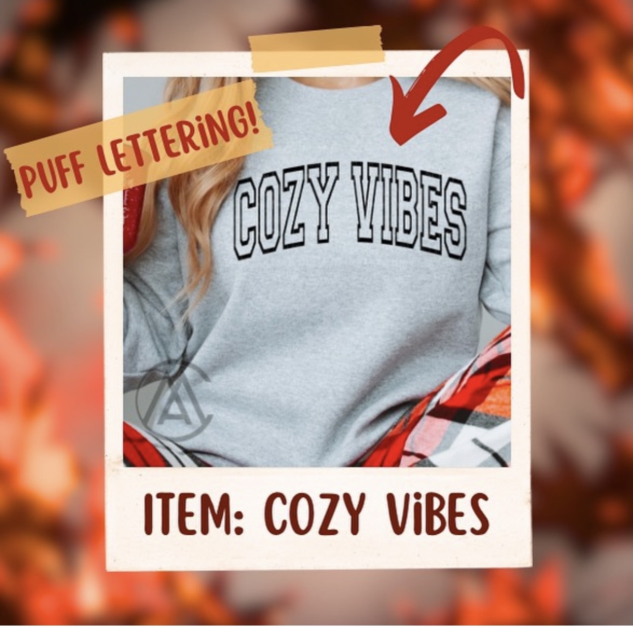 Cozy vibes Crewneck